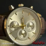 ساعت مچی مردانه اورجینال برند الگانس VIP سه موتور بند چرم کد DO 2243 - تصویر 3