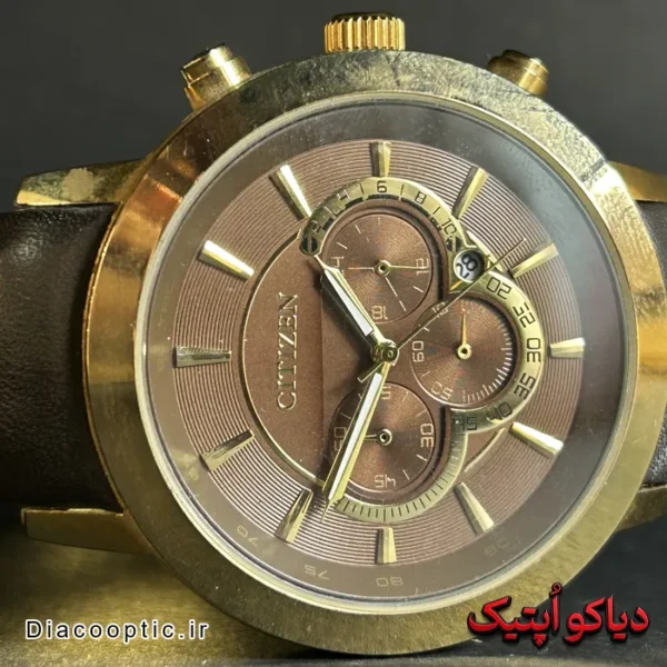 ساعت مچی مردانه برند سیتیزن بند چرمی کد DO 1199 - تصویر 2