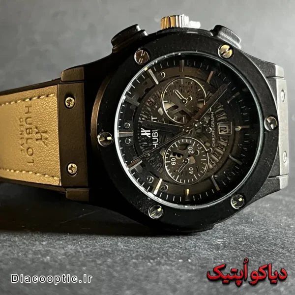 ساعت مچی مردانه برند هابلوت کهکشانی مدل DO 1883 - تصویر 2