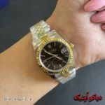 ساعت مچی اورجینال زنانه برند رولکس موتور سوئیسی مدل DO 1968 - تصویر 3