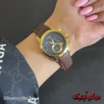 ساعت مچی زنانه برند سیتیزن بند چرم موتور ژاپن - تصویر 3