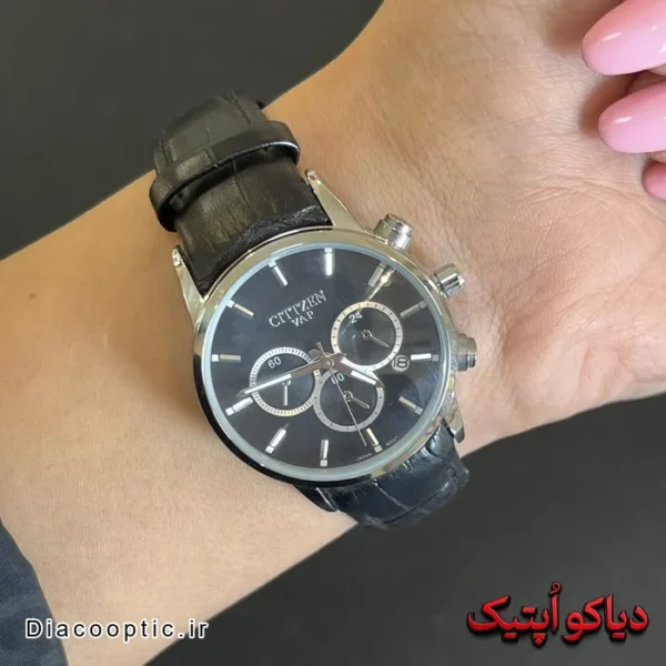 ساعت مچی زنانه برند سیتیزن بند چرم مدل DO 2000 - تصویر 3