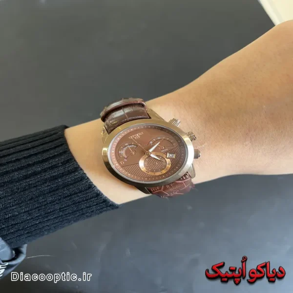 ساعت مچی زنانه برند سیتیزن بند چرم موتور ژاپن مدل DO 2005 - تصویر 3