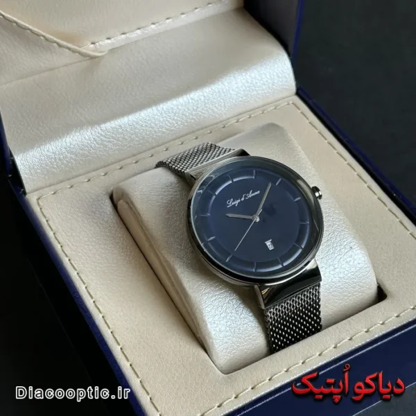 ساعت مچی مردانه اورجینال برند LDA حصیری کد DO 2109 - تصویر 3