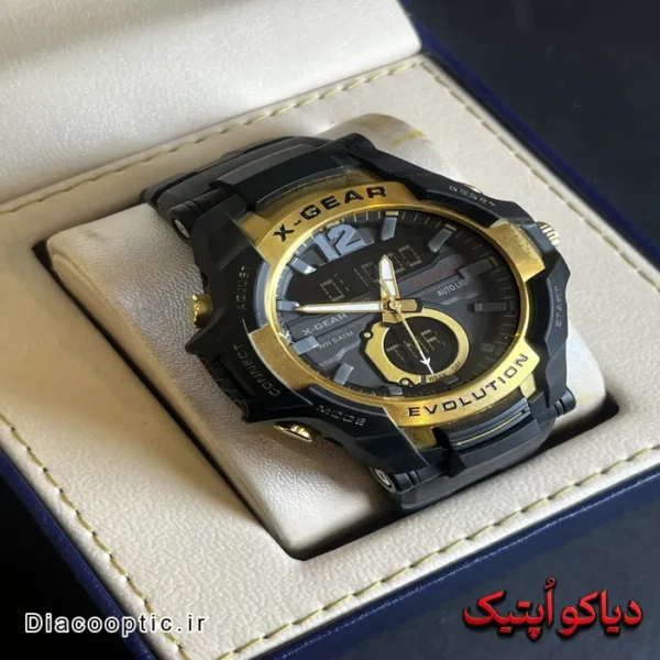 ساعت مچی مردانه برند جیشاک ایکس جیر دو زمانه مدل DO 1906 - تصویر 3