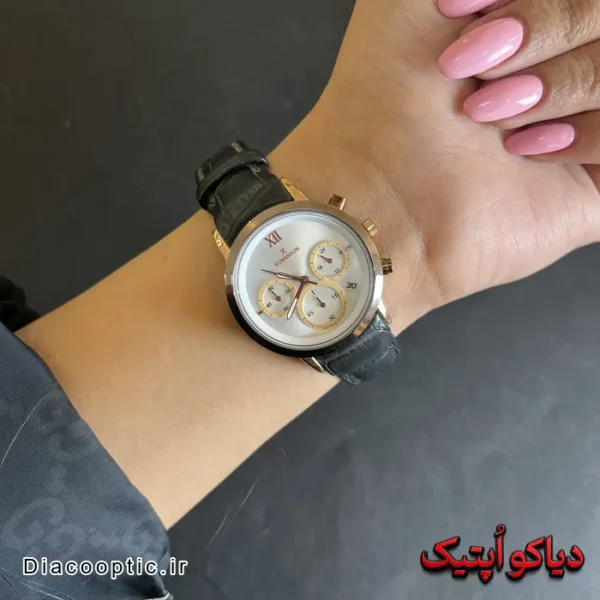 ساعت مچی زنانه برند رمانسون بند چرم مدل DO 1412 - تصویر 3