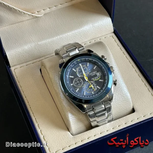 ساعت مچی مردانه برند سیتیزن سه موتور کد DO 2078 - تصویر 3