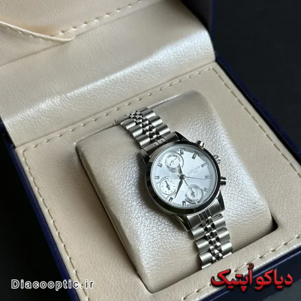 ساعت مچی زنانه اورجینال برند سیتیزن VIP سه موتور کد 2190 - تصویر 3
