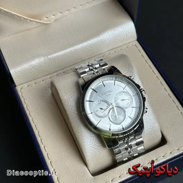 ساعت مچی مردانه اورجینال برند سیکو سه موتور کد DO 2179 - تصویر 3