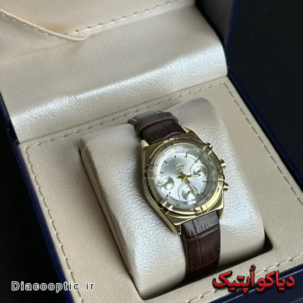 ساعت مچی زنانه اورجینال برند الگانس رویال بند چرمی کد DO 2242 - تصویر 4