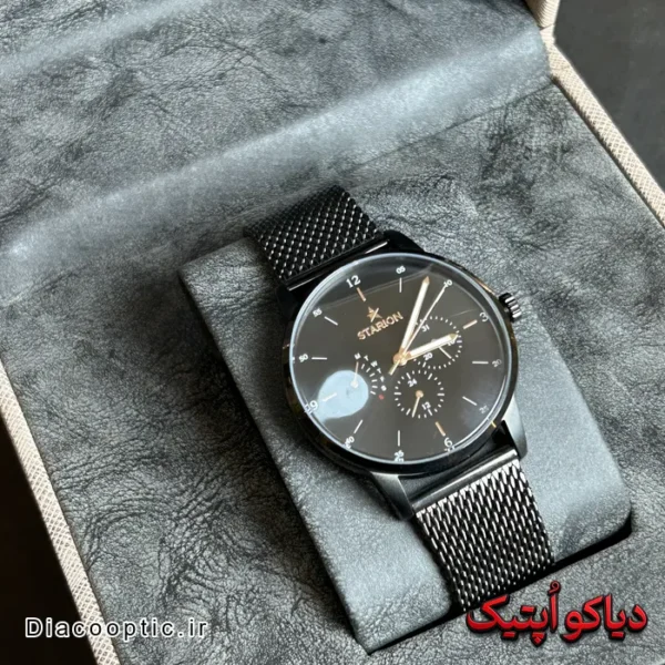 ساعت مچی مردانه اورجینال برند استاریون بند حصیری کد DO 2257 - تصویر 4