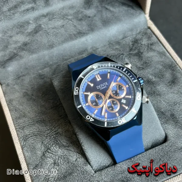 ساعت مچی مردانه اورجینال برند داویکس سه موتور بند پیو کد DO 2272 - تصویر 4