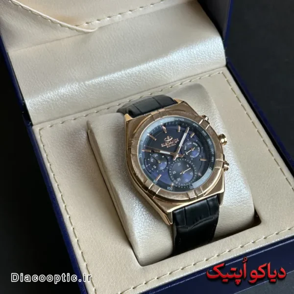 ساعت مچی زنانه اورجینال برند الگانس رویال بند چرمی کد DO 2252 - تصویر 4