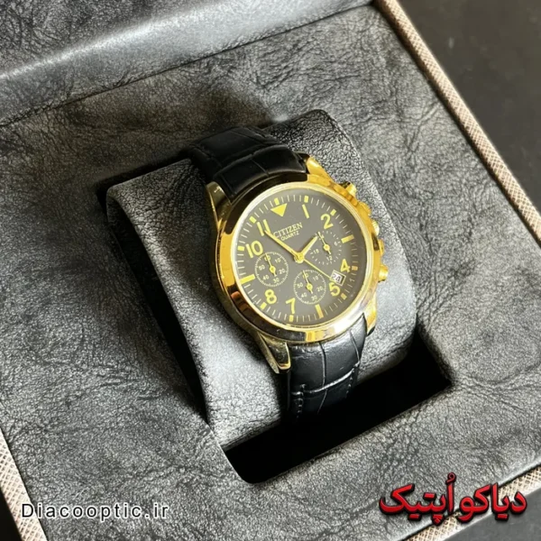 ساعت مچی زنانه برند سیتیزن بند چرم مدل DO 1417 - تصویر 4