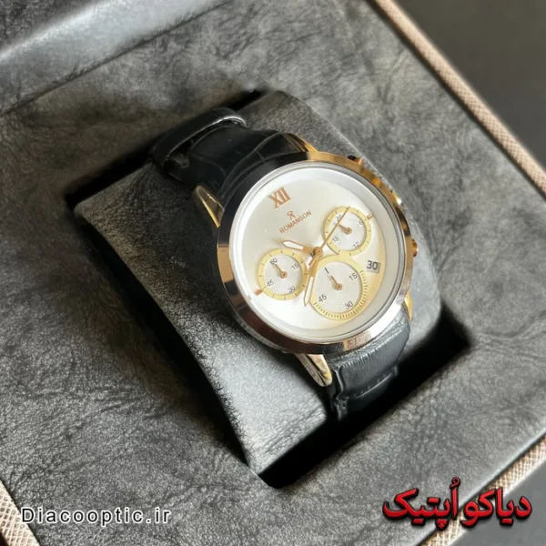 ساعت مچی زنانه برند رمانسون بند چرم مدل DO 1412 - تصویر 4