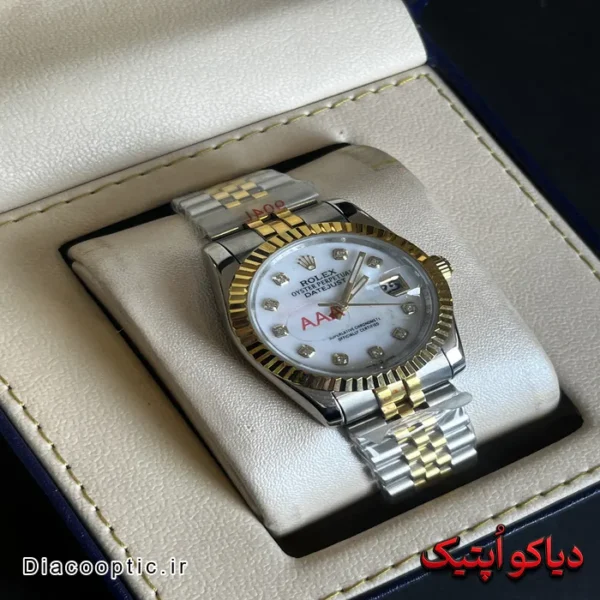 ساعت مچی اورجینال مردانه برند رولکس موتور ژاپن مدل DO 87 - تصویر 3