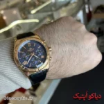 ساعت مچی مردانه اورجینال برند الگانس سه موتور بند چرم کد DO 2245 - تصویر 5