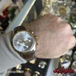 ساعت مچی مردانه اورجینال برند الگانس سه موتور بند چرم کد DO 2255 - تصویر 5