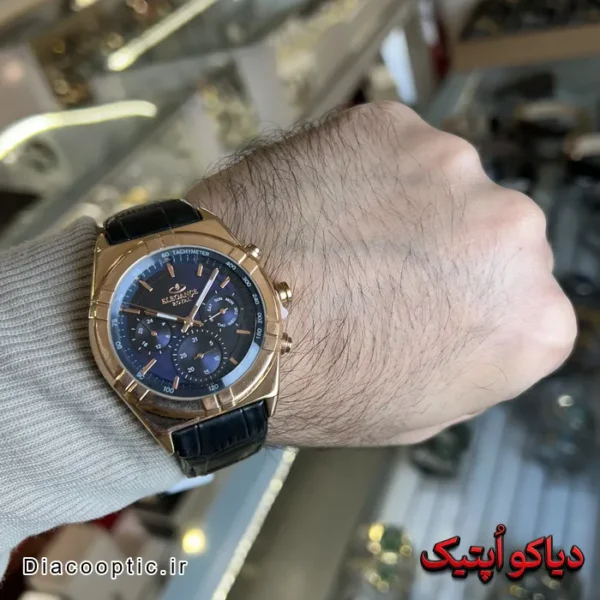 ساعت مچی مردانه اورجینال برند الگانس رویال بند چرمی کد DO 2236 - تصویر 5