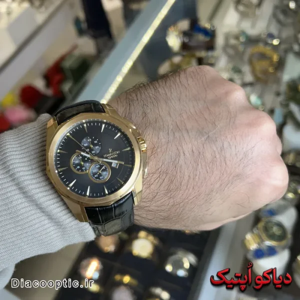 ساعت مچی مردانه اورجینال برند رمانسون بند چرم سه موتور کد DO 2253 - تصویر 5