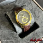 ساعت مچی زنانه برند سیتیزن بند چرم موتور ژاپن - تصویر 4