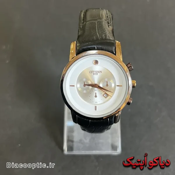 ساعت مچی زنانه برند سیتیزن بند چرم مدل DO 2003 - تصویر 5