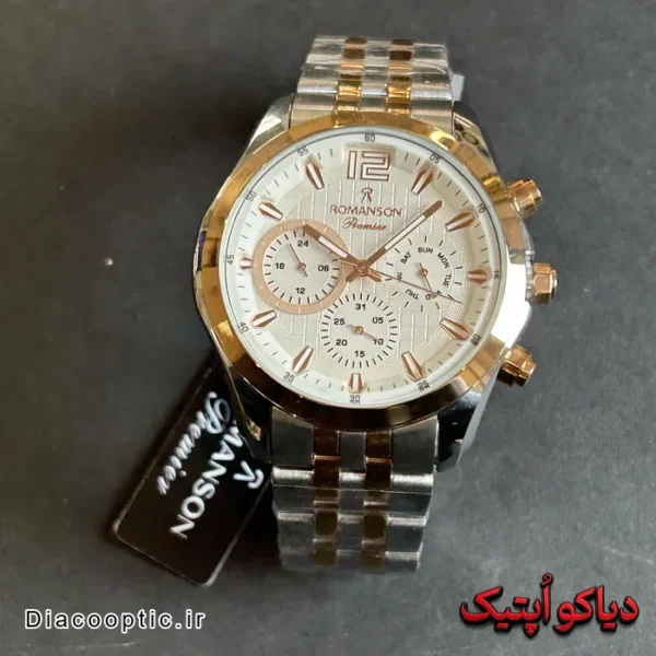 ساعت مچی مردانه اورجینال برند رومانسون سه موتور کد DO 2065 - تصویر 5