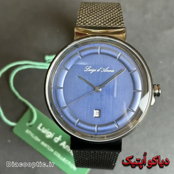 ساعت مچی مردانه اورجینال برند LDA حصیری کد DO 2109 - تصویر 5