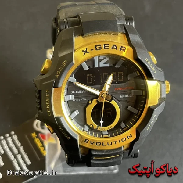 ساعت مچی مردانه برند جیشاک ایکس جیر دو زمانه مدل DO 1906 - تصویر 5