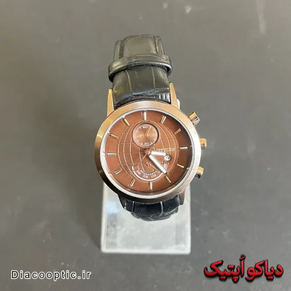 ساعت مچی زنانه برند سیتیزن بند چرم موتور ژاپن مدل DO 2002 - تصویر 5