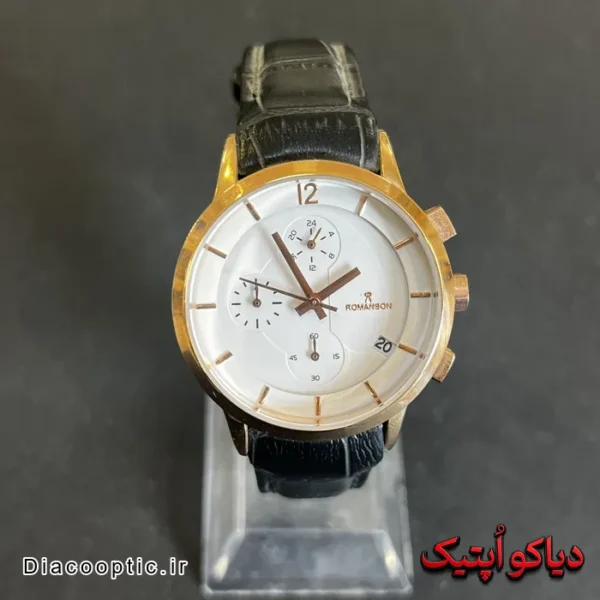 ساعت مچی زنانه برند رمانسون بند چرم سه موتور مدل DO 1410 - تصویر 5