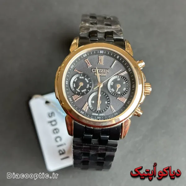 ساعت مچی زنانه اورجینال برند سیتیزن سه موتور کد DO 2206 - تصویر 5