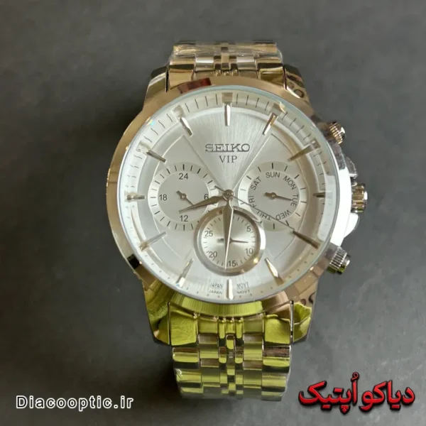 ساعت مچی مردانه اورجینال برند سیکو سه موتور کد DO 2179 - تصویر 5