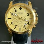 ساعت مچی مردانه برند سیتیزن بند چرمی سه موتور کد DO 1203 - تصویر 5