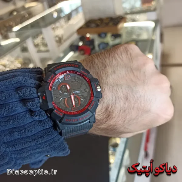 ساعت مچی مردانه برند اسپرت واچ دو زمانه مدل DO 1927 - تصویر 5