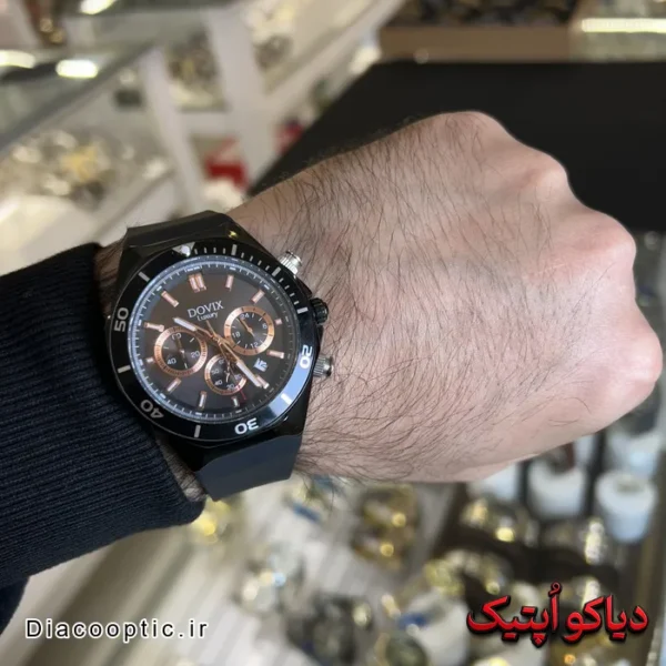 ساعت مچی مردانه برند داویکس سه موتور بند پیو کد DO 607 - تصویر 6