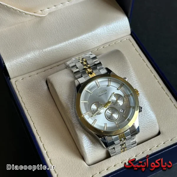 ساعت مچی مردانه اورجینال برند سیتیزن سه موتور کد DO 2048 - تصویر 8