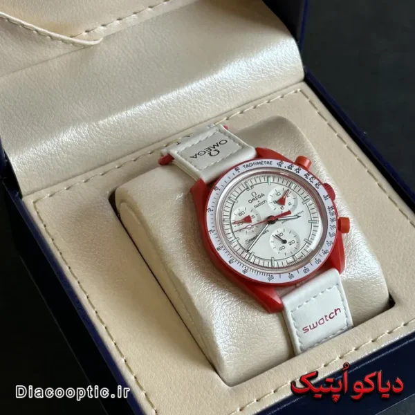 ساعت مچی مردانه اورجینال برند امگا سواچ سه موتور کد DO 2075 - تصویر 7