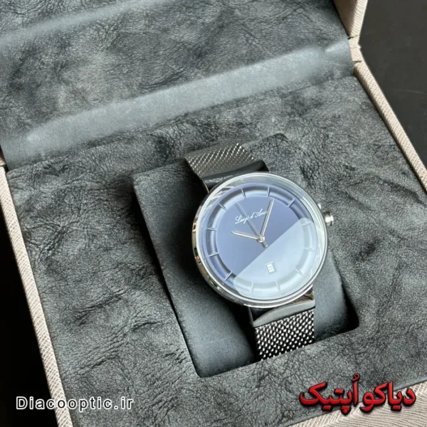 ساعت مچی مردانه اورجینال برند LDA بند حصیری کد DO 2261 - تصویر 7