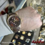 ساعت مچی مردانه اورجینال برند الگانس VIP سه موتور بند چرم کد DO 2243 - تصویر 8