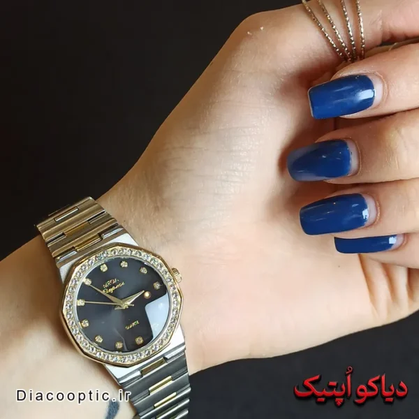 ساعت مچی زنانه اورجینال برند مگا الگانس چند ضلعی کد DO 877 - تصویر 8