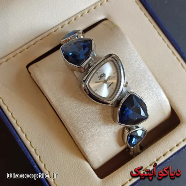 ساعت مچی زنانه برند هیدای نگین دار مدل DO 1982 - تصویر 12