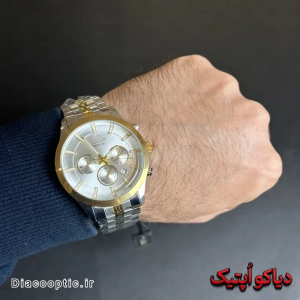 ساعت مچی مردانه اورجینال برند سیتیزن سه موتور کد DO 2048 - تصویر 9