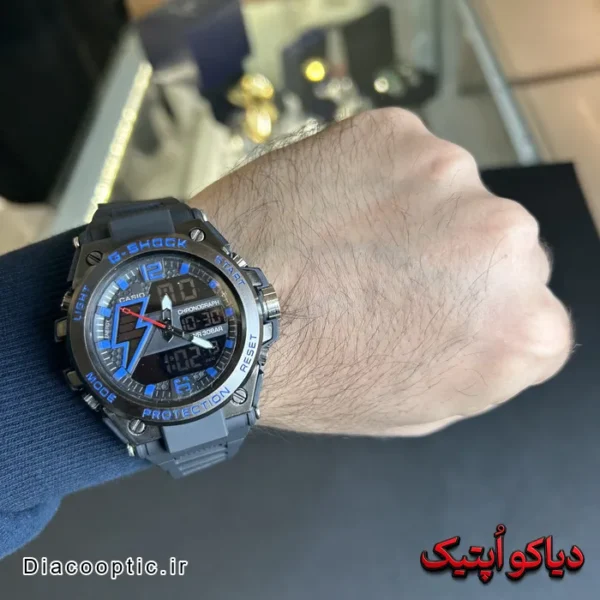 ساعت مچی مردانه برند جیشاک دو زمانه ساعقه کد DO 2148 - تصویر 9