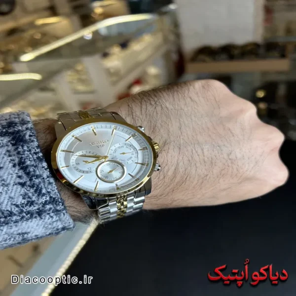 ساعت مچی مردانه اورجینال برند سیکو سه موتور کد DO 2179 - تصویر 8