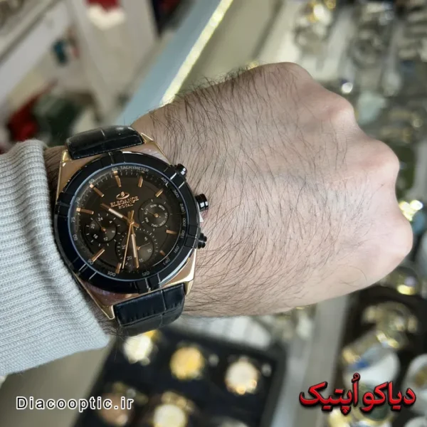 ساعت مچی مردانه اورجینال برند الگانس رویال بند چرمی کد DO 2236 - تصویر 8