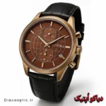 ساعت مچی زنانه برند سیتیزن بند چرم موتور ژاپن مدل DO 2002