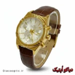 ساعت مچی زنانه اورجینال برند الگانس رویال بند چرمی کد DO 2242