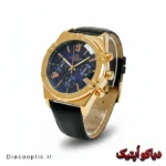 ساعت مچی مردانه اورجینال برند الگانس سه موتور بند چرم کد DO 2245