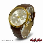 ساعت مچی مردانه اورجینال برند الگانس سه موتور بند چرم کد DO 2255